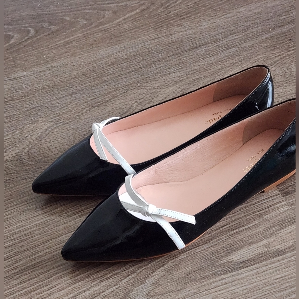 Kate Spade - black - flat shoes, 8M